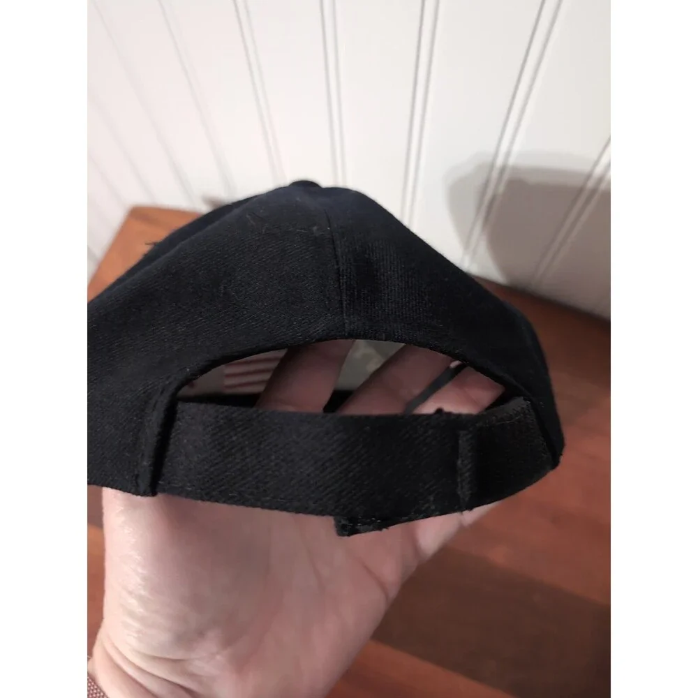 NYPD FDNY baseball hat ONE SIZE ADJUSTABLE BLACK  EUC